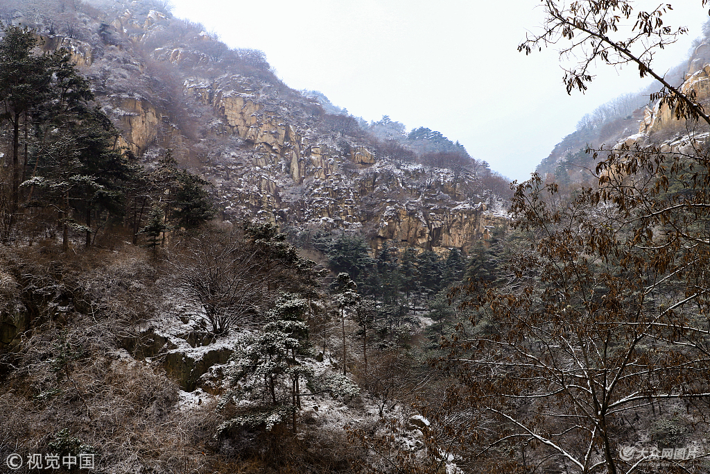 泰山迎今冬第一场降雪,泰山迎来冬季首雪