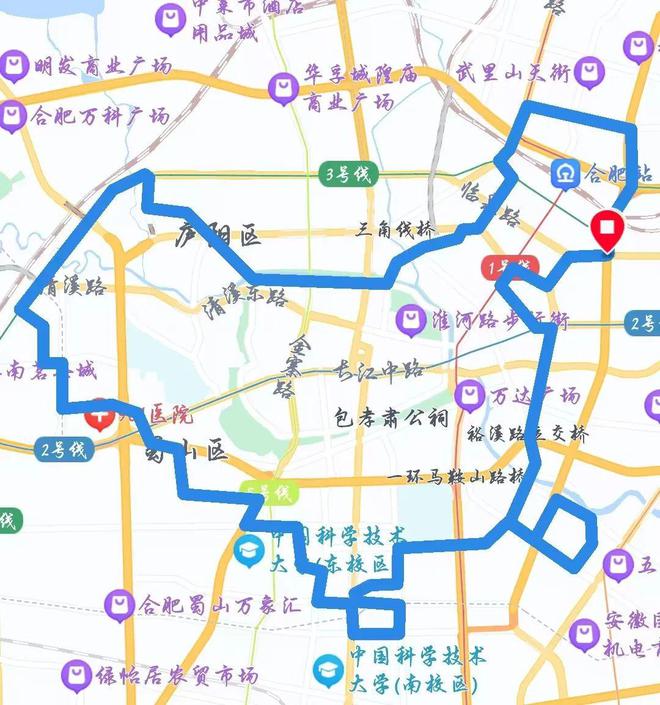 合肥市最新地图,“合肥城最新版图”