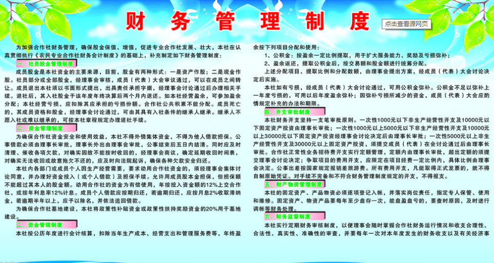 最新财务管理制度范本,业界首推的财务管控新标杆