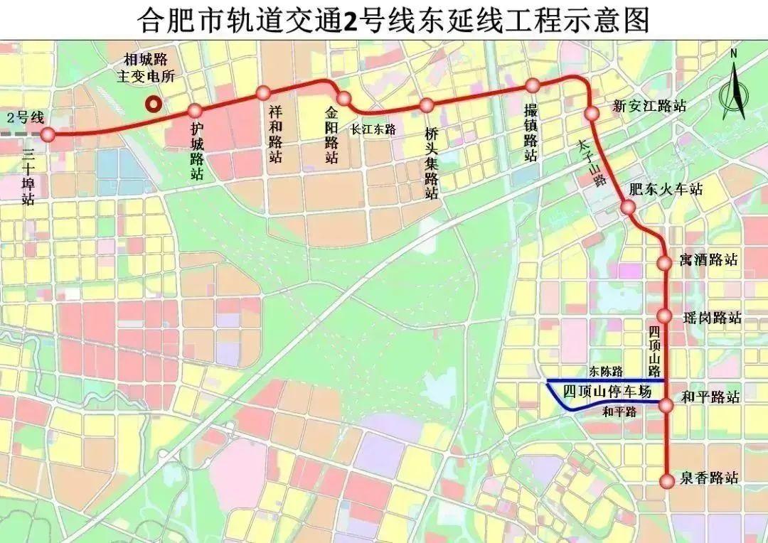 合肥地铁6号线最新线路图,合肥地铁6号线最新版线路展示图