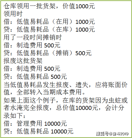 关于最新低值易耗品定义的详细解析