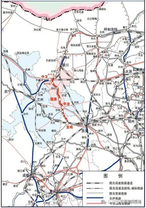 临夏市铁路最新规划图｜临夏市铁路发展蓝图